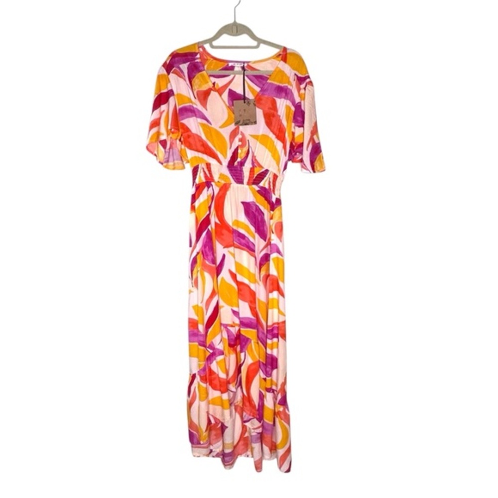 New! Abel The Label Swish Maxi Dress L